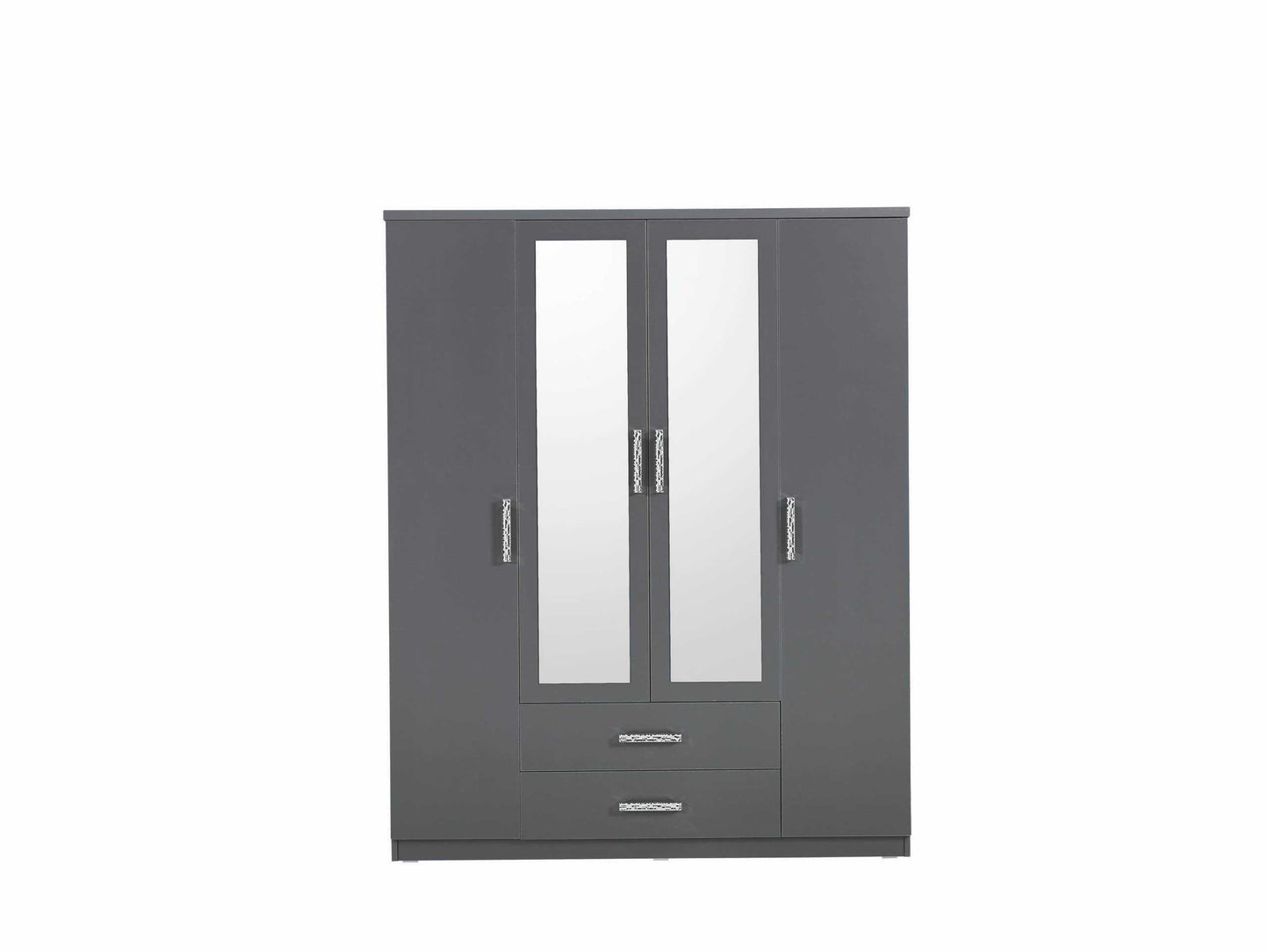 Armoire Porte Battante - GRISE - 3 modèles