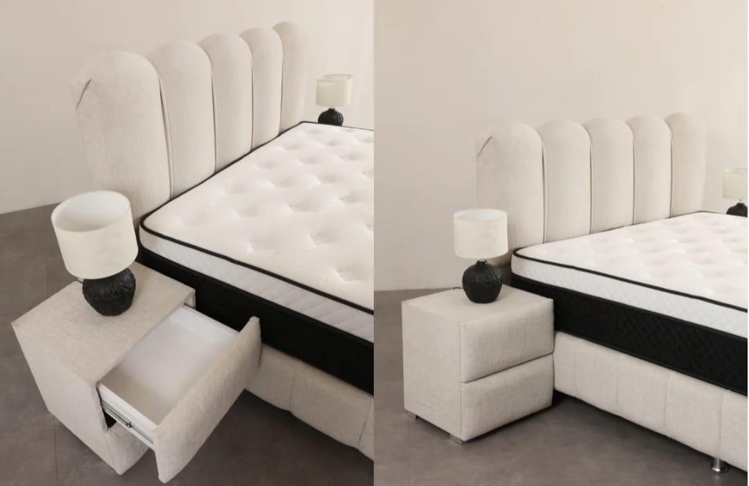LIT COFFRE EVA BLANC