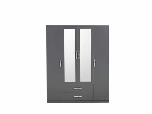 Armoire Porte Battante - GRISE - 3 modèles