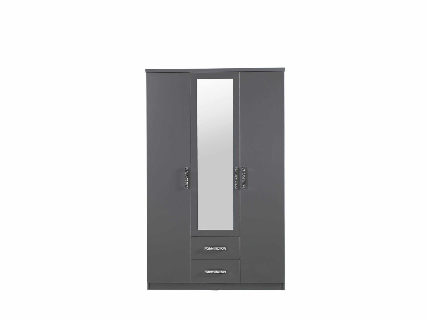 Armoire Porte Battante - GRISE - 3 modèles