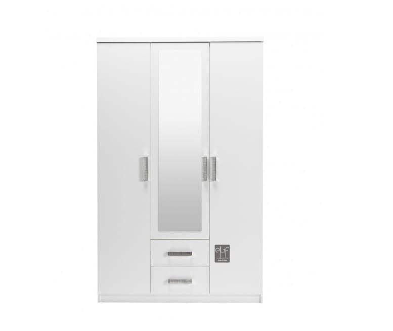 Armoire Porte Battante - BLANCHE - 3 modèles
