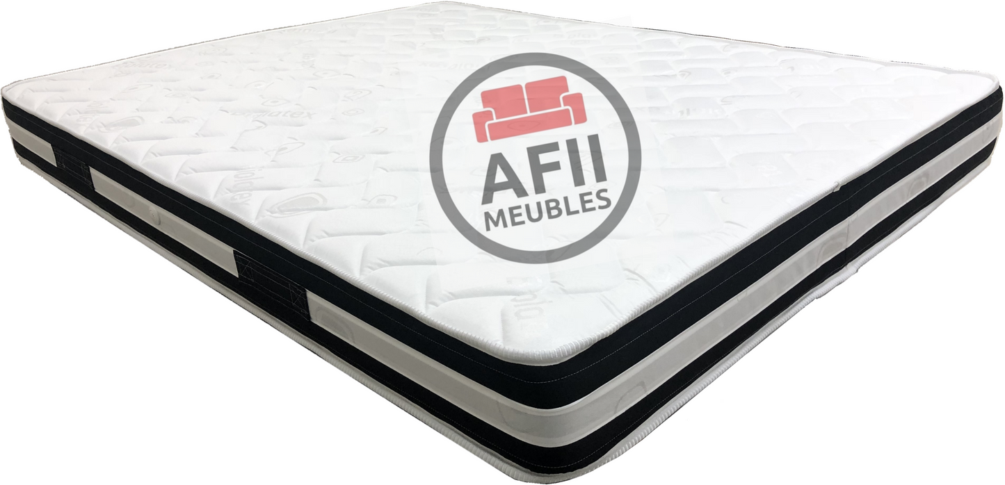 SOMMIER + MATELAS 20CM D'ÉPAISSEUR