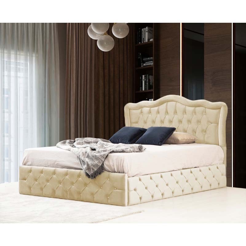 CADRE DE LIT VENISE BEIGE